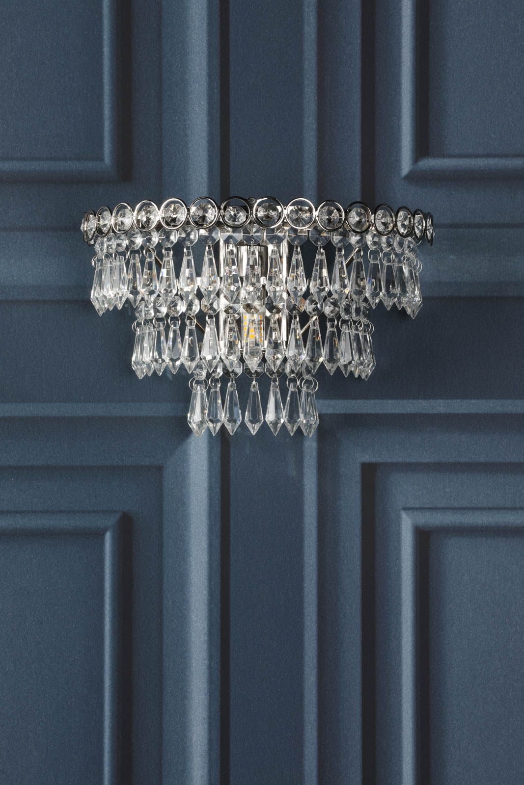 Enid Wall Light In Polished Nickel