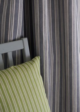 Ticking Paris & Ticking Pewter Linen Union