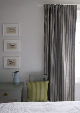 Ticking Paris & Ticking Pewter Linen Union