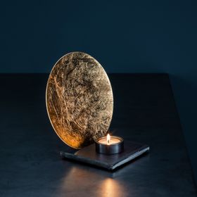 Luna Gold Candle Lamp