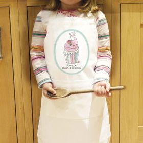 Vintage Pastel Cupcake Kids Apron