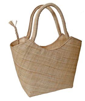 Lillie Raffia Bag in natural