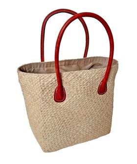 Camille Raffia Tote Bag in natural