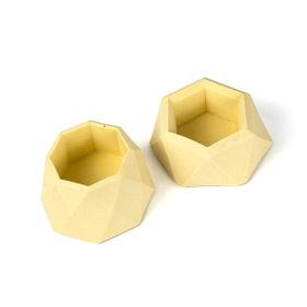 Pastel yellow Planter set