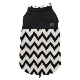 Rufus & Rosie Black & White Fashion Dog Jacket