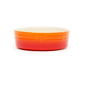 Scruffs Ombre Pet Food Bowl Orange
