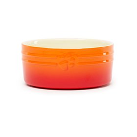 Scruffs Ombre Pet Food Bowl Orange