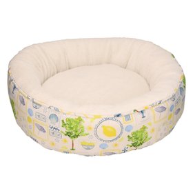 Amalfi Coast Themed Pet Donut Bed