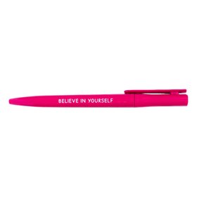 Believe In Yourself Recycled Pink Pen