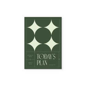 Today's Plan - A5 Daily Planner Notepad with Cover