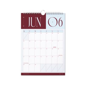 2027 Colour Block Monthly Wall Calendar