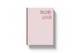 2027 Hardback Diary - Pink & Burgandy
