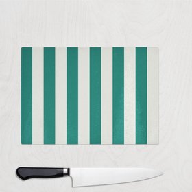 Emerald and Mint Stripe Chopping Board – LOMA
