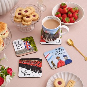 Trooping The Colour Bauble Coaster Set – Set of 4