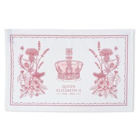Queen Elizabeth II Commemorative Tea Towel