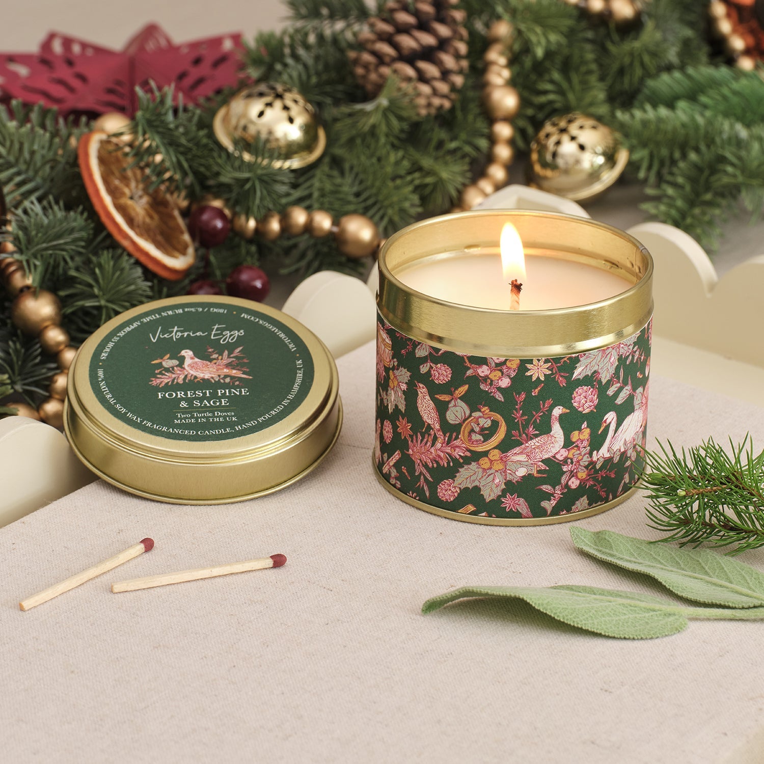 PRE-ORDER Two Turtle Doves Candle - Forest Pine & Sage
