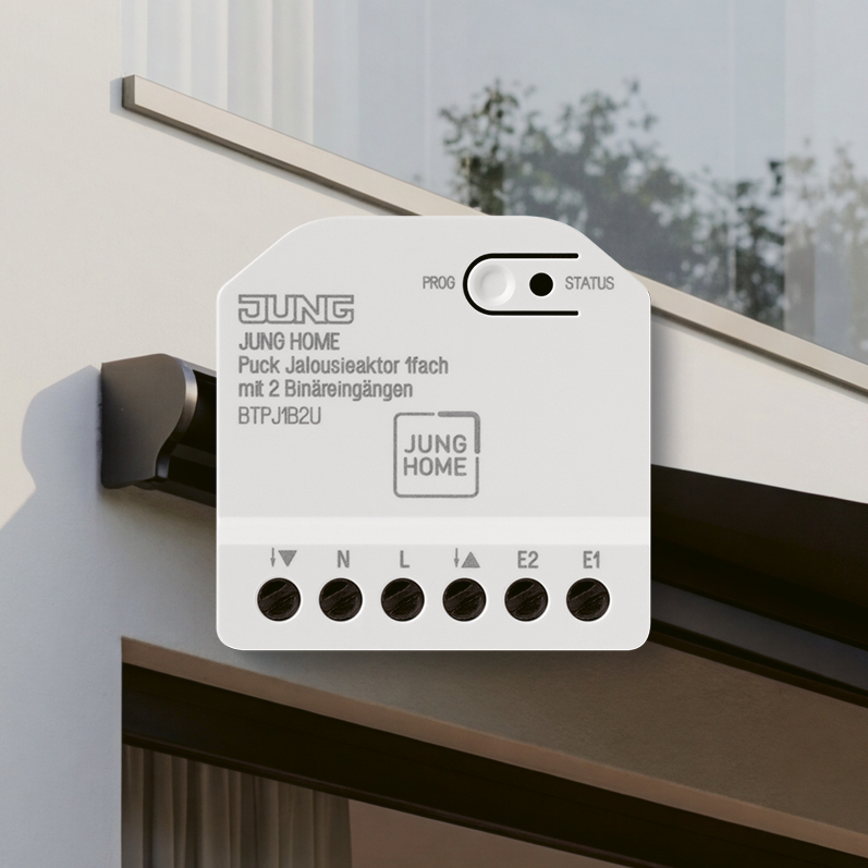 JUNG HOME Puck Jalousie-Aktor 1-fach
