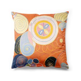 Hilma Af Klint Orange Cushion