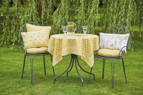 Bee Tablecloth Ochre (100x100cm) - garden lifestyle