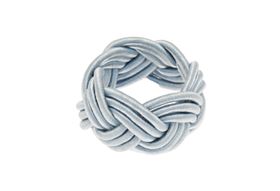 Twisted Knot Napkin Ring Silver (set of 4)