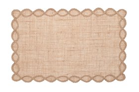 Handmade Linen Placemat Natural 30x45cm