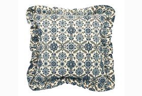Kelmscott Square Ruffle Cushion 43x43cm