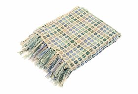 Kielder Throw Olive Cornflower 127x152cm