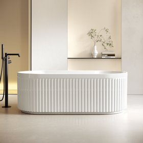 Finchley 1700mm Fluted Freestanding Bath From Bathroom Mountain