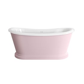 Mayfair 1700mm Cashmere Pink Freestanding Roll Top Slipper Bath