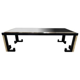 Vintage Italian Greek Key Coffee Table, 1970s