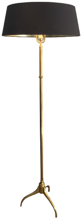 NEOCLASSICAL STYLE BRASS FLOOR LAMP. FRENCH