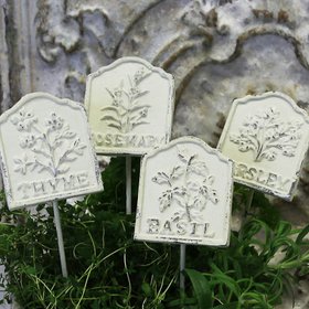 Herb Plant Sticks Set Of 4
