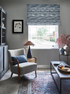 HILLARYS CALM LIVING COLLECTION ROMAN BLINDS VENUS INK