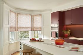 HILLARYS HOUSE BEAUTIFUL COLLECTION PLEATED BLINDS ODELL RUST