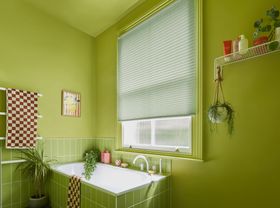 HILLARYS HOUSE BEAUTIFUL COLLECTION PLEATED BLINDS OVIE GRASS