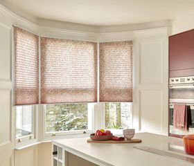 HILLARYS HOUSE BEAUTIFUL COLLECTION PLEATED BLINDS ODELL RUST