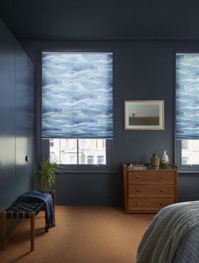 HILLARYS HOUSE BEAUTIFUL COLLECTION THERMASHADE BLINDS RIPPLE AQUA