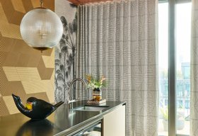 HILLARYS JOHNATHAN ADLER CURTAINS IN INKDROP IVORY