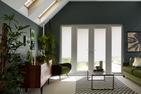 HILLARYS NORFOLK IVORY ROLLER BLINDS LIVING ROOM