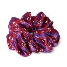 Pam Weinstock Giant Silk Scrunchy - Rose Red
