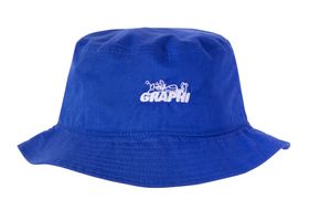 GRAPHI SNOOZY RAT BIRO BLUE BUCKET HAT