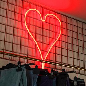 Valentines Day Neon Heart