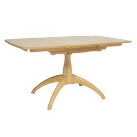ercol Windsor Small Extending Dining Table in a Light Finish - Cutout Angle