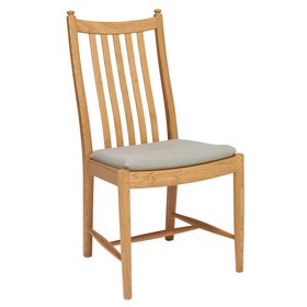 ercol Windsor Penn Classic Dining Chair in a Light Finish - Cutout Angle