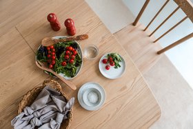 ercol Fairmile Dining Table and Chair in an Oak on Ash Finish