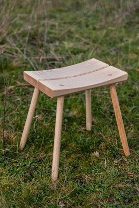 ercol Furniture x Sylva Foundation Curved Stool Ash GiB 2026