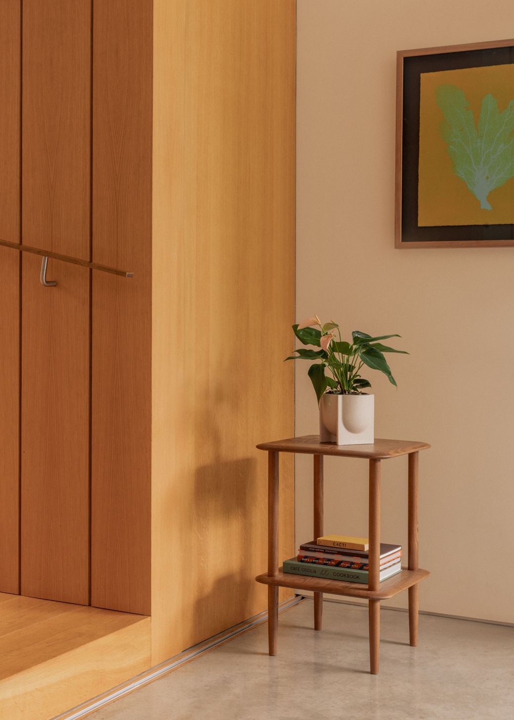 ercol Stack Lamp Table in a Vintage Finish