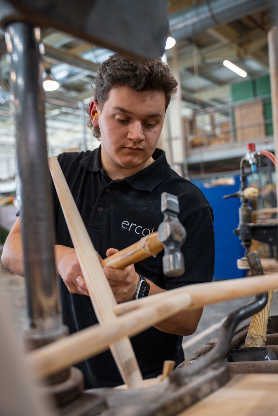 ercol Furniture Factory - Assembly Apprentice Harry