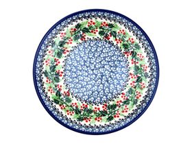 25.5cm Plate in Christmas Wreath