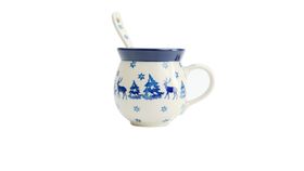 Christmas Hot Chocolate Mug and Spoon Set